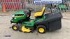 2014 JOHN DEERE X155R hydrostatic petrol ride on mower c/w collector (s/n 059119) - 13