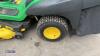 2014 JOHN DEERE X155R hydrostatic petrol ride on mower c/w collector (s/n 059119) - 14