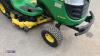 2014 JOHN DEERE X155R hydrostatic petrol ride on mower c/w collector (s/n 059119) - 16