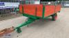 WEEKS single axle hydraulic tipping trailer (s/n 796328) - 3