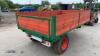 WEEKS single axle hydraulic tipping trailer (s/n 796328) - 10