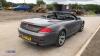 2007 BMW 6 series 650l sport convertible, petrol 6 speed auto, leather, paddle change (BK57 XFU)(MoT 31st May 2024)(V5, Number plate certificate & various work invoices in office)(CATEGORY D INSURANCE LOSS) (All hour and odometer readings are unverified - 12