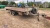 IFOR WILLIAMS LM166 16' flatbed trailer (LED lights, new tyres, rims & brakes)