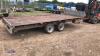 IFOR WILLIAMS LM166 16' flatbed trailer (LED lights, new tyres, rims & brakes) - 2