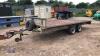 IFOR WILLIAMS LM166 16' flatbed trailer (LED lights, new tyres, rims & brakes) - 7