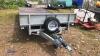 IFOR WILLIAMS LM166G 16' plant trailer (s/n EC23490) c/w spare wheel - 3