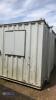 20' x 8' jackleg steel site office - 2