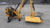 TWOSE flail hedge cutter to suit compact tractor c/w cable controls & pto shaft - 7