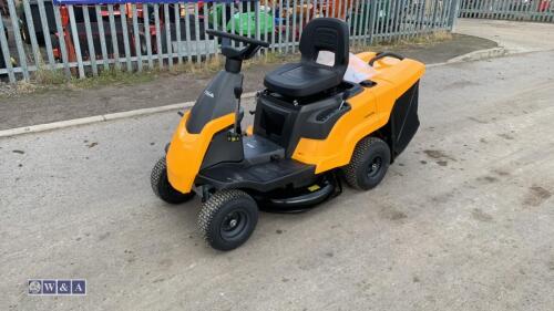 2023 STIGA COMBI 166 petrol hydrostatic ride on mower c/w collector (s/n 23AA3RON001408)