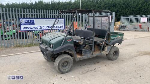 2009 KAWASAKI MULE 4010 crew cab 4wd utility vehicle (All hour and odometer readings are unverified and unwarranted)