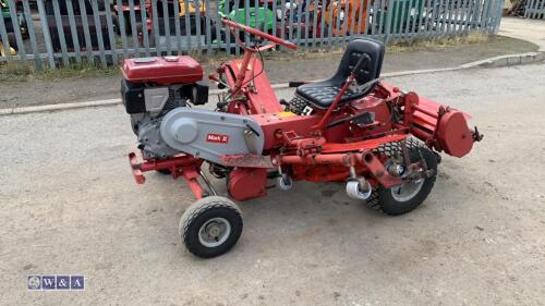 SAXON MK2 triple petrol ride on mower