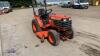 KUBOTA B2400 4wd compact tractor c/w 3 point linkage, PTO, 5ft mid mounted mower deck, spool valve (s/n 60065) (All hour and odometer readings are unverified and unwarranted) - 4