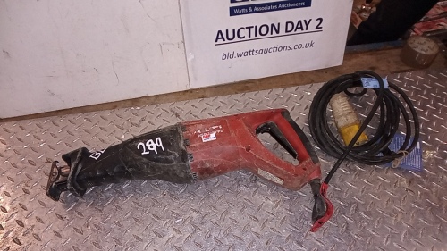 HILTI WSR1250-PD 110v reciprocating saw