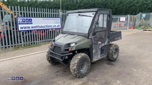 2011 POLARIS RANGER 400HO 4wd petrol utility vehicle (s/n AXCB440414) (All hour and odometer readings are unverified and unwarranted)