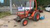 KUBOTA B2150 HST Bi Speed 4wd hydrostatic tractor (s/n 56274) c/w WESSEX rear mounted topper (All hour and odometer readings are unverified and unwarranted)