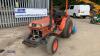 KUBOTA B2150 HST Bi Speed 4wd hydrostatic tractor (s/n 56274) c/w WESSEX rear mounted topper (All hour and odometer readings are unverified and unwarranted) - 2