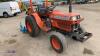 KUBOTA B2150 HST Bi Speed 4wd hydrostatic tractor (s/n 56274) c/w WESSEX rear mounted topper (All hour and odometer readings are unverified and unwarranted) - 4