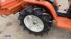 KUBOTA B1500 4wd 3-cylinder diesel compact tractor & rotavator (All hour and odometer readings are unverified and unwarranted) - 14