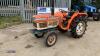 KUBOTA ZL2202 3-cylinder diesel compact tractor (s/n 78032) c/w 3-point linkage & PTO (All hour and odometer readings are unverified and unwarranted)