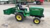 JOHN DEERE 655 4wd compact tractor c/w hydrostatic drive, spool valve, hydraulic tip transport box (All hour and odometer readings are unverified and unwarranted) (NO VAT!) - 5