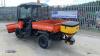 2008 KUBOTA RTV900 4wd diesel UTV c/w hydraulic rear tipping body, front mounted snow plough, rear mounted snow ex gritter & control box (s/n 61866) (All hour and odometer readings are unverified and unwarranted) - 9