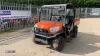 2015 KUBOTA RTVX900 4wd diesel utility vehicle (FJ65 FXS)(V5 & Certificate of Conformity in office) c/w hydraulic tipping back (All hour and odometer readings are unverified and unwarranted) - 2