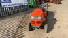 KUBOTA T1460 hydrostatic compact tractor with galvanised tipping trailer & lawn scarifier - 3