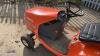 KUBOTA T1460 hydrostatic compact tractor with galvanised tipping trailer & lawn scarifier - 14