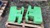 10 x JOHN DEERE 50kg front weights - 2