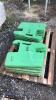 10 x JOHN DEERE 50kg front weights - 3