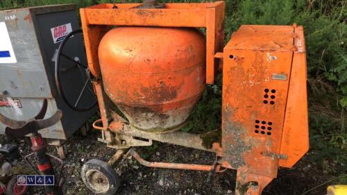 BELLE diesel driven site mixer c/w YANMAR engine