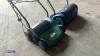 2 x electric scarifiers c/w 1 x collection box - 2