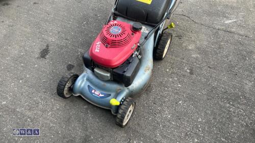 HONDA IZY petrol rotary mower c/w collection box