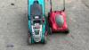 1 x BOSCH 36v & 1 x MOUNTFIELD 240v rotary mowers - 2