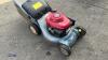 HONDA IZY petrol rotary mower c/w collection box - 4