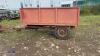 4t single axle farm tipping trailer - 5