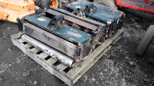 Set of HAYTER triple mower heads