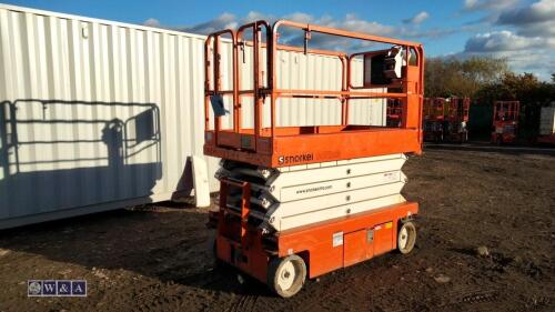 2016 SNORKEL S4732E battery scissor lift (s/n 1000076)