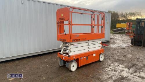 2016 SNORKEL S3226E battery scissor lift (fleet no. X26N35) (s/n 1200039)