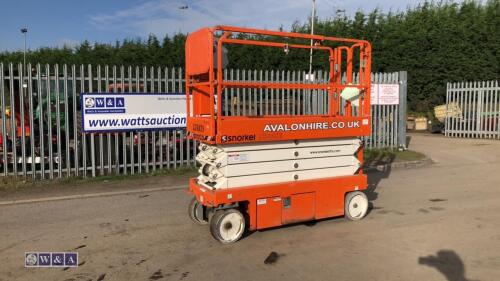 2017 SNORKEL S3226E battery driven scissor lift (s/n 1170200095) (Fleet no. X26N39)