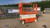 2017 SNORKEL S3226E battery driven scissor lift (s/n 1170200095) (Fleet no. X26N39)