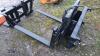 Pallet forks c/w side shift & euro brackets - 2