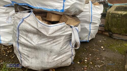 2 x bulk bags of logs