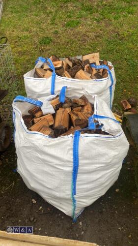 2 x bulk bags of logs