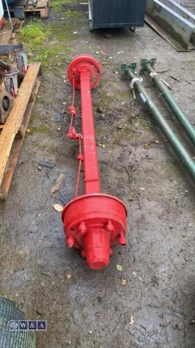 Trailer axle 6 x stud