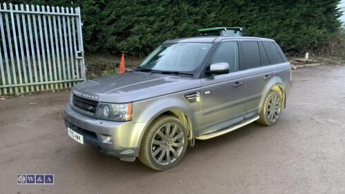 2010 LAND ROVER RANGE ROVER SPT SE TDV6 A automatic diesel with full leather, rear privacy glass (YY10 HWK)(MoT 13th November 2024)(V5 MoT spare key & manuals in office) (All hour and odometer readings are unverified and unwarranted)