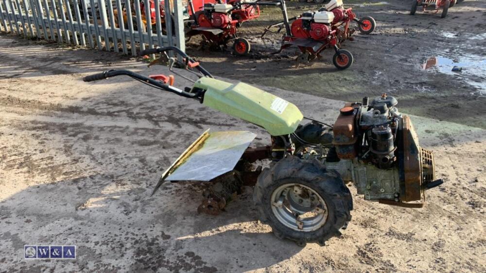 LOMBARDINI diesel rotavator Day 1 Carlton LIVE SALE bidding only) (Large Plant