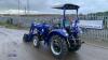 2023 TAIYUE 404 40hp 4wd tractor, quick fit loader, 4 in 1 bucket, rear wheel weights (s/n TY23018003) (unused) (All hour and odometer readings are unverified and unwarranted) - 9