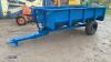 4t single axle tipping trailer c/w tipping pipe & LED lights