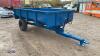 4t single axle tipping trailer c/w tipping pipe & LED lights - 4